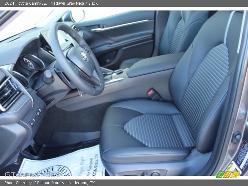 Predawn Gray Mica / Black 2021 Toyota Camry SE