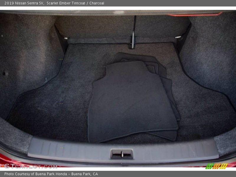 Scarlet Ember Tintcoat / Charcoal 2019 Nissan Sentra SV