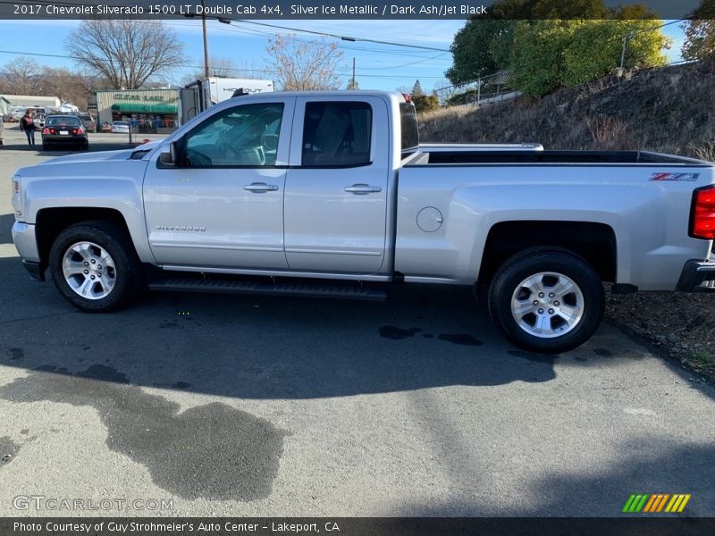 Silver Ice Metallic / Dark Ash/Jet Black 2017 Chevrolet Silverado 1500 LT Double Cab 4x4