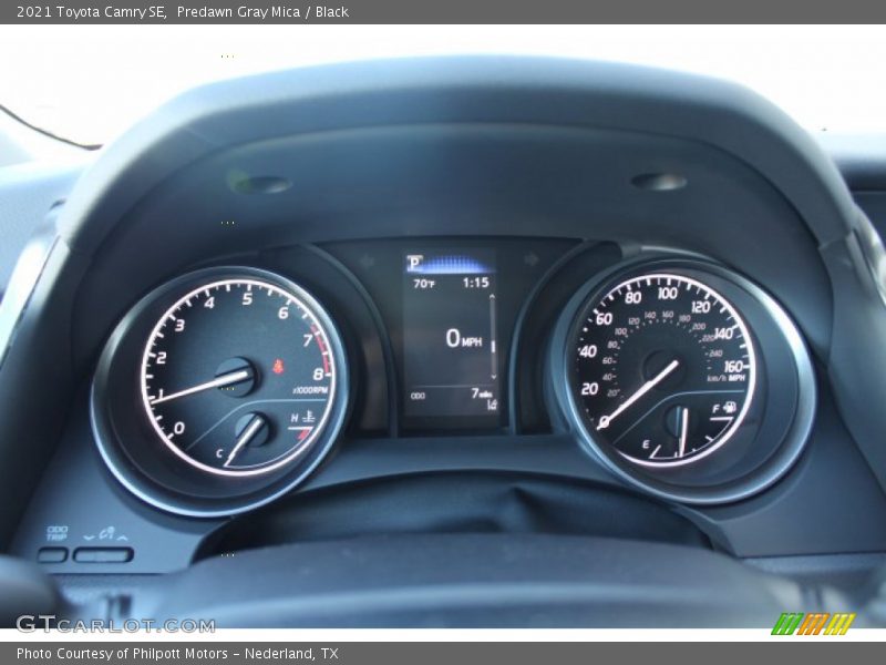 Predawn Gray Mica / Black 2021 Toyota Camry SE