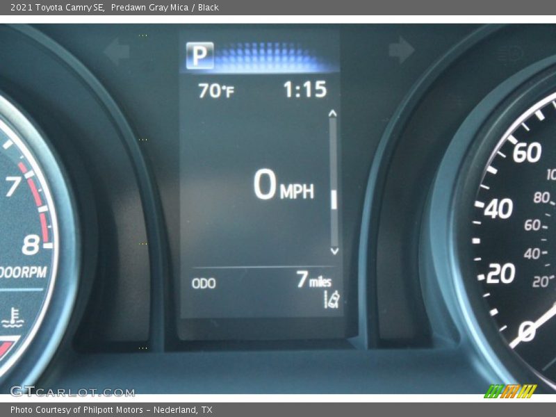 Predawn Gray Mica / Black 2021 Toyota Camry SE