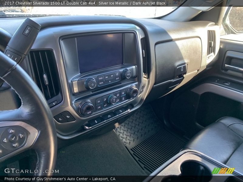 Silver Ice Metallic / Dark Ash/Jet Black 2017 Chevrolet Silverado 1500 LT Double Cab 4x4