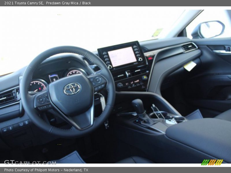 Predawn Gray Mica / Black 2021 Toyota Camry SE