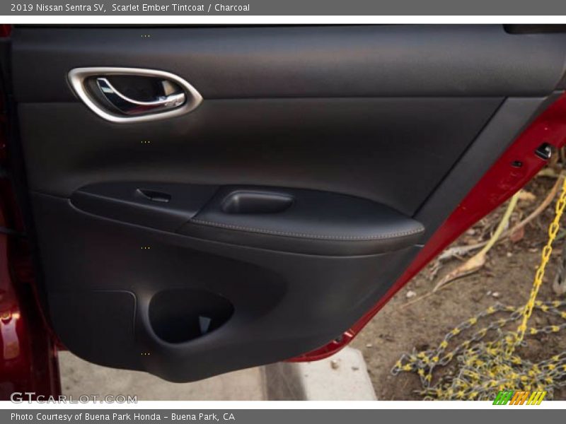 Scarlet Ember Tintcoat / Charcoal 2019 Nissan Sentra SV