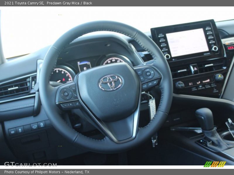 Predawn Gray Mica / Black 2021 Toyota Camry SE