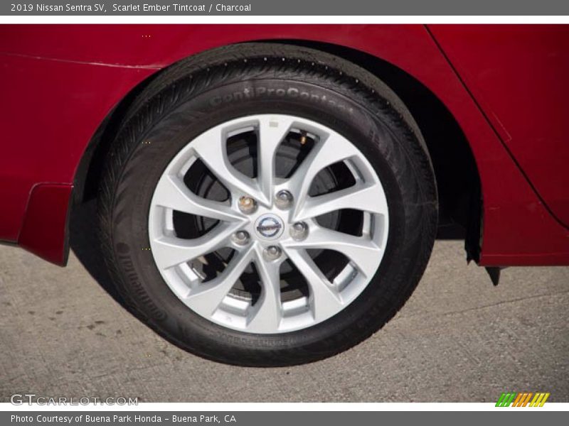 Scarlet Ember Tintcoat / Charcoal 2019 Nissan Sentra SV