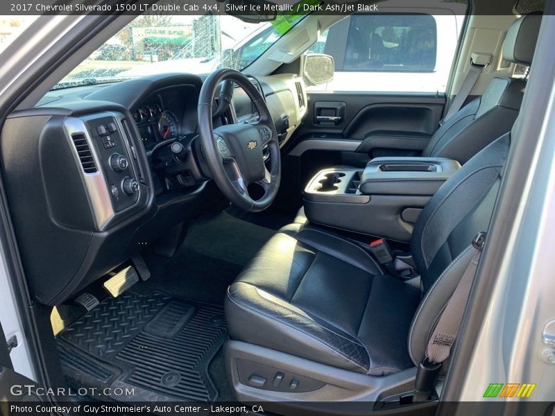 Silver Ice Metallic / Dark Ash/Jet Black 2017 Chevrolet Silverado 1500 LT Double Cab 4x4