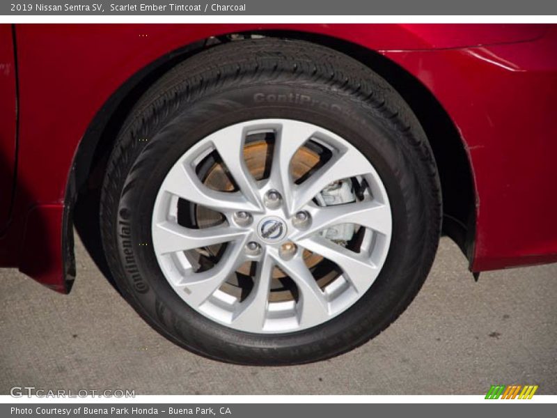 Scarlet Ember Tintcoat / Charcoal 2019 Nissan Sentra SV
