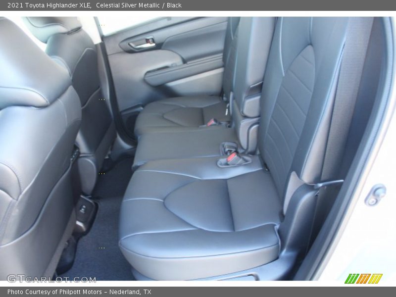 Rear Seat of 2021 Highlander XLE