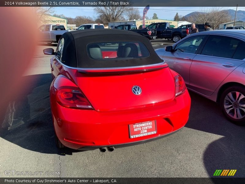 Tornado Red / Titan Black 2014 Volkswagen Beetle 2.5L Convertible