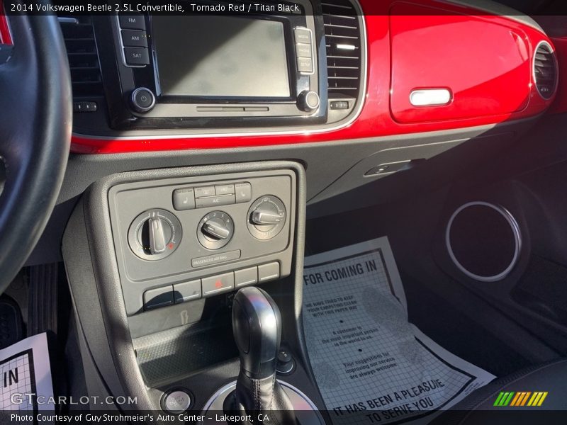 Tornado Red / Titan Black 2014 Volkswagen Beetle 2.5L Convertible