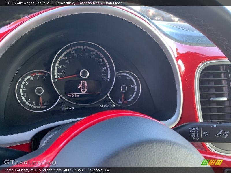 Tornado Red / Titan Black 2014 Volkswagen Beetle 2.5L Convertible