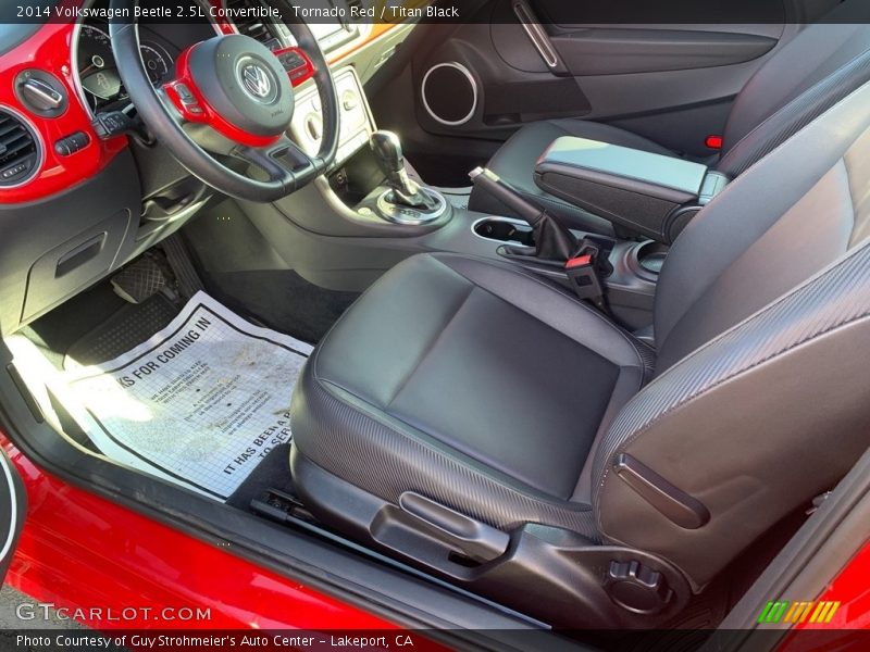 Tornado Red / Titan Black 2014 Volkswagen Beetle 2.5L Convertible
