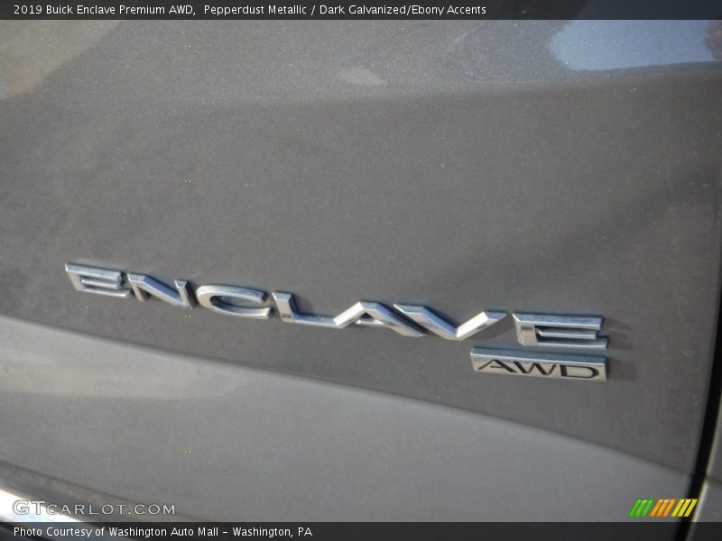 Pepperdust Metallic / Dark Galvanized/Ebony Accents 2019 Buick Enclave Premium AWD