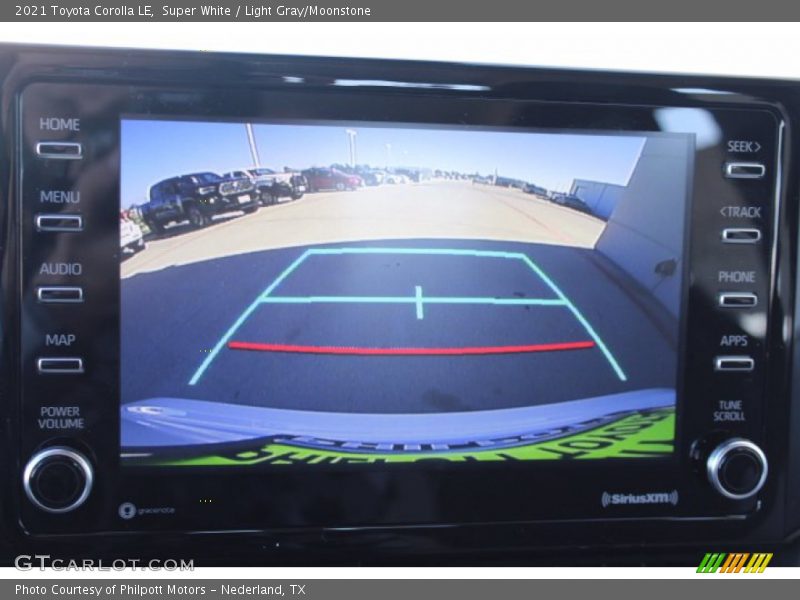 Super White / Light Gray/Moonstone 2021 Toyota Corolla LE