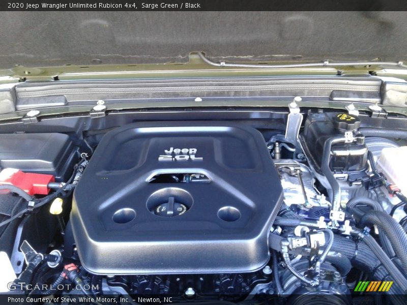 2020 Wrangler Unlimited Rubicon 4x4 Engine - 2.0 Liter Turbocharged DOHC 16-Valve VVT 4 Cylinder