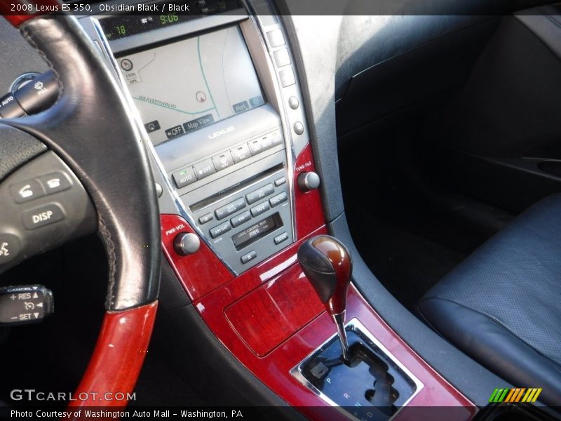 Obsidian Black / Black 2008 Lexus ES 350