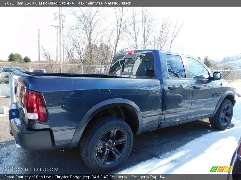 Maximum Steel Metallic / Black 2021 Ram 1500 Classic Quad Cab 4x4