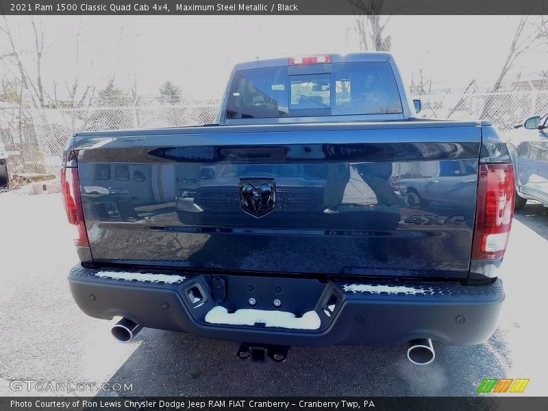 Maximum Steel Metallic / Black 2021 Ram 1500 Classic Quad Cab 4x4