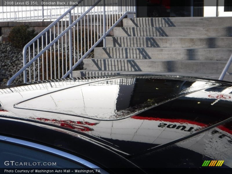 Obsidian Black / Black 2008 Lexus ES 350