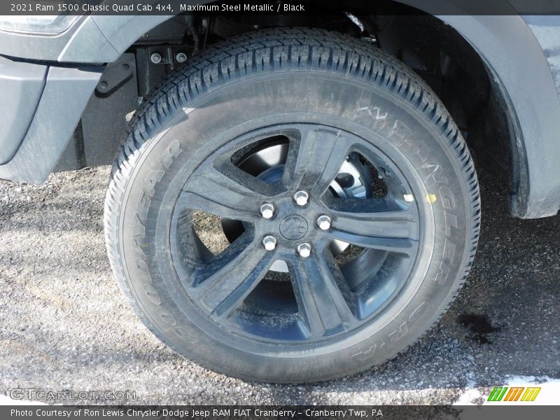 Maximum Steel Metallic / Black 2021 Ram 1500 Classic Quad Cab 4x4