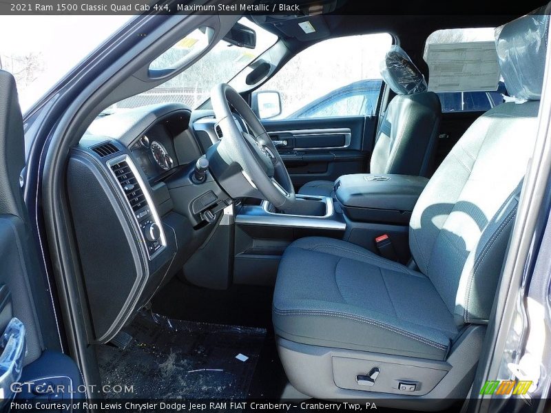 Maximum Steel Metallic / Black 2021 Ram 1500 Classic Quad Cab 4x4