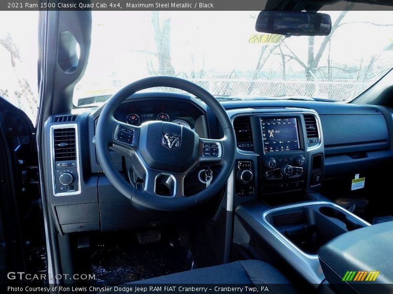 Maximum Steel Metallic / Black 2021 Ram 1500 Classic Quad Cab 4x4