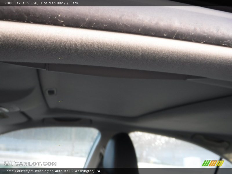 Obsidian Black / Black 2008 Lexus ES 350
