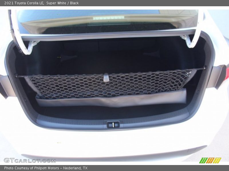 Super White / Black 2021 Toyota Corolla LE