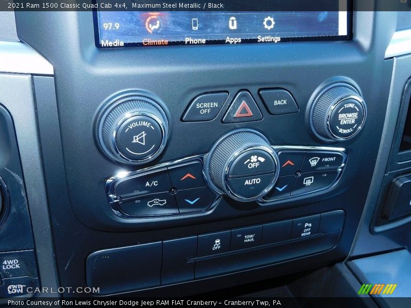 Maximum Steel Metallic / Black 2021 Ram 1500 Classic Quad Cab 4x4
