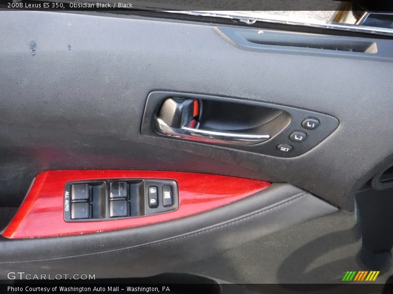 Obsidian Black / Black 2008 Lexus ES 350