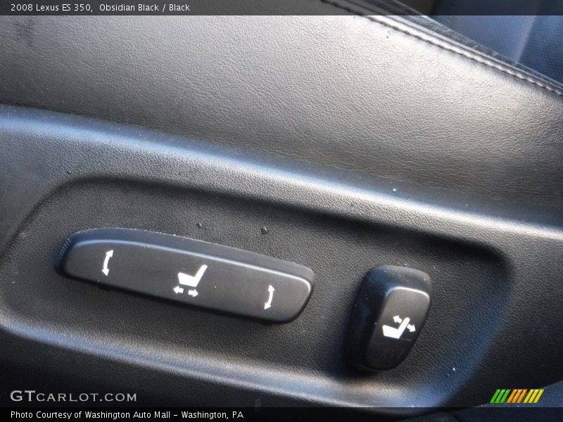 Obsidian Black / Black 2008 Lexus ES 350