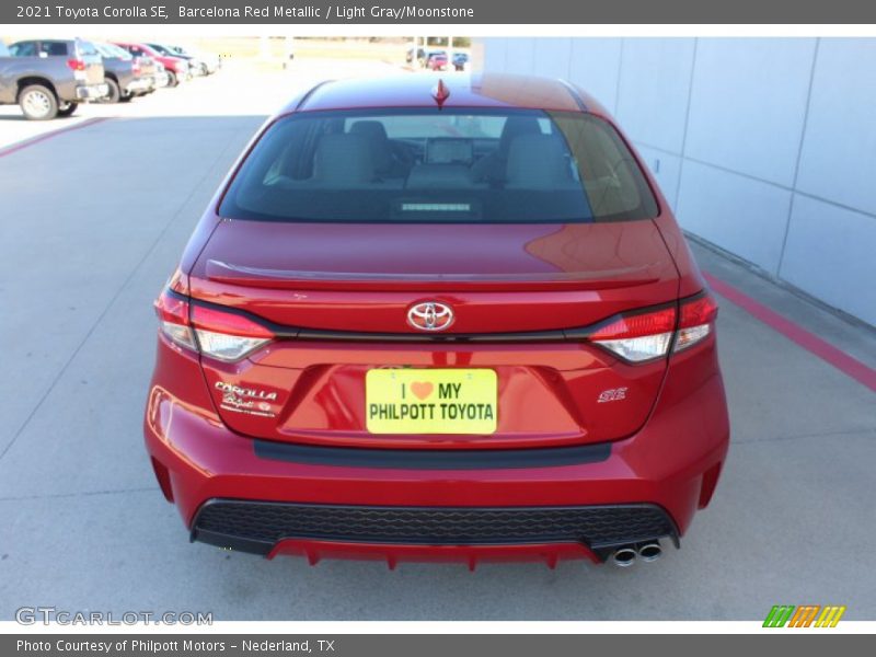 Barcelona Red Metallic / Light Gray/Moonstone 2021 Toyota Corolla SE