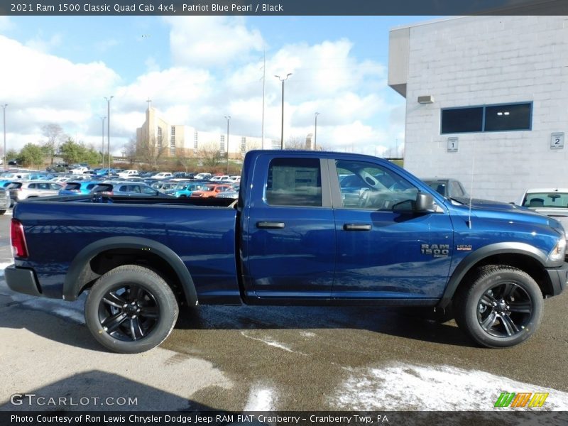 Patriot Blue Pearl / Black 2021 Ram 1500 Classic Quad Cab 4x4