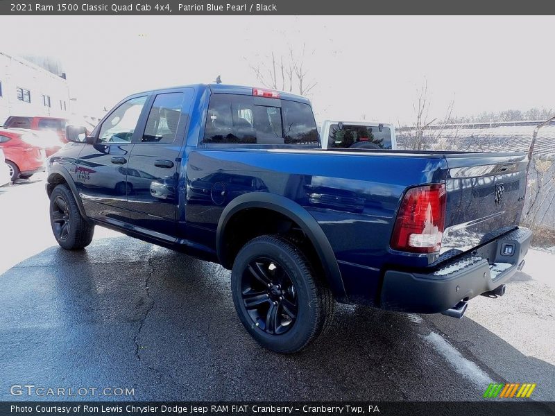 Patriot Blue Pearl / Black 2021 Ram 1500 Classic Quad Cab 4x4