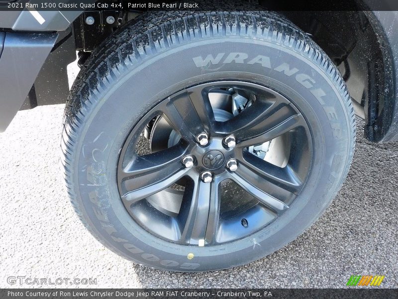 Patriot Blue Pearl / Black 2021 Ram 1500 Classic Quad Cab 4x4