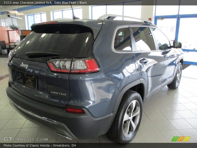 Slate Blue Pearl / Black 2020 Jeep Cherokee Limited 4x4