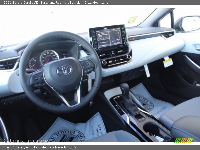 Dashboard of 2021 Corolla SE