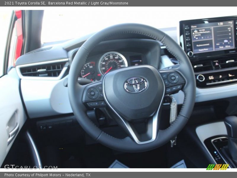 Barcelona Red Metallic / Light Gray/Moonstone 2021 Toyota Corolla SE