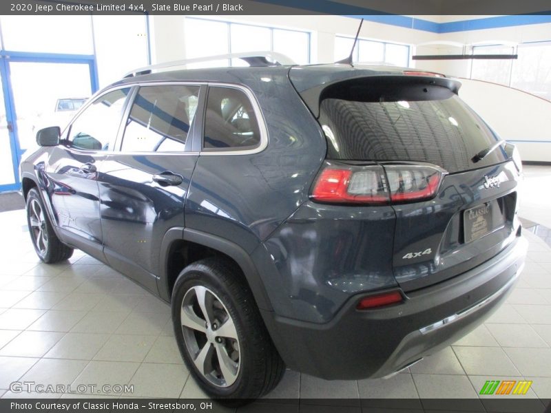 Slate Blue Pearl / Black 2020 Jeep Cherokee Limited 4x4