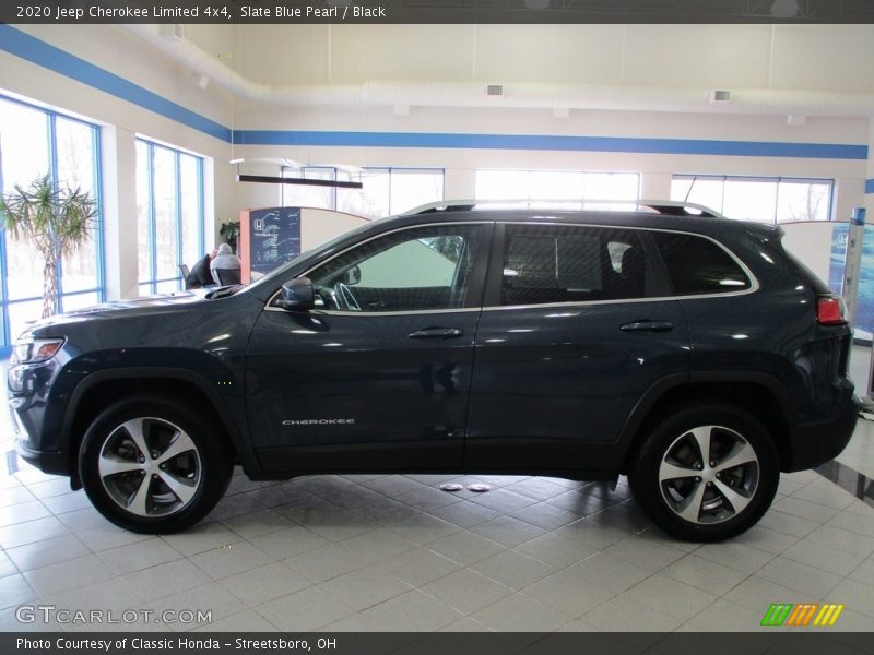 Slate Blue Pearl / Black 2020 Jeep Cherokee Limited 4x4