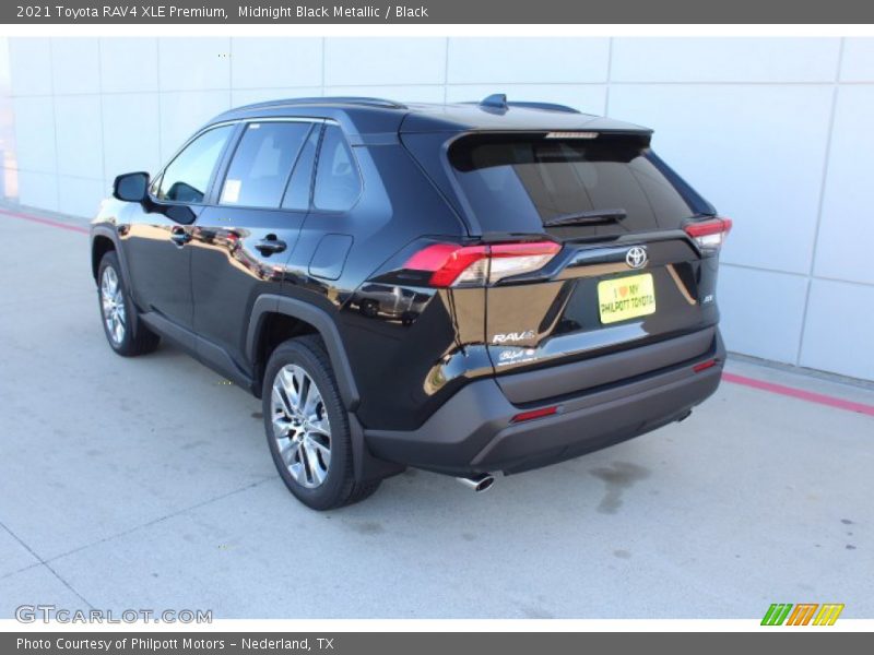 Midnight Black Metallic / Black 2021 Toyota RAV4 XLE Premium