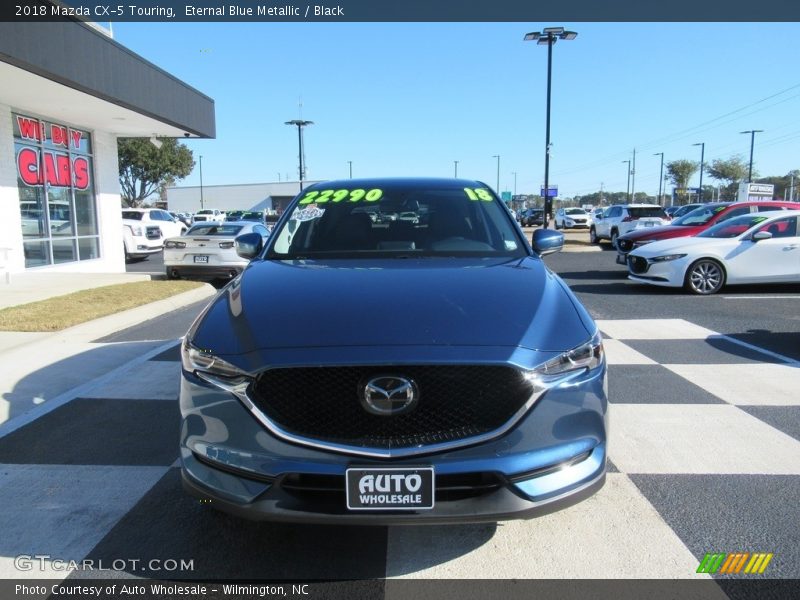 Eternal Blue Metallic / Black 2018 Mazda CX-5 Touring