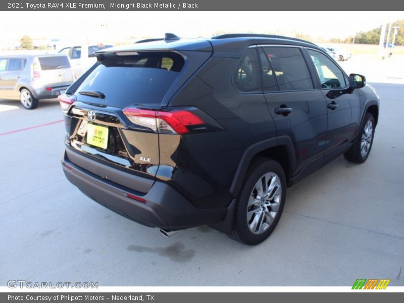 Midnight Black Metallic / Black 2021 Toyota RAV4 XLE Premium