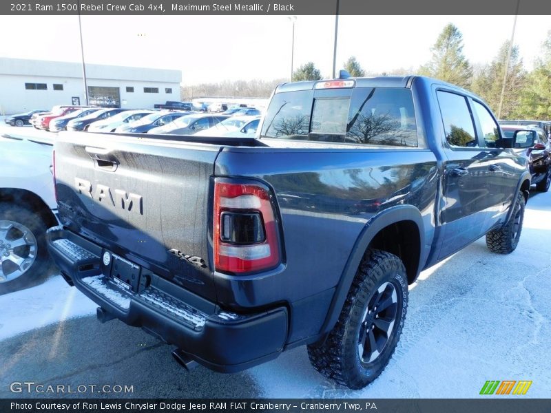 Maximum Steel Metallic / Black 2021 Ram 1500 Rebel Crew Cab 4x4