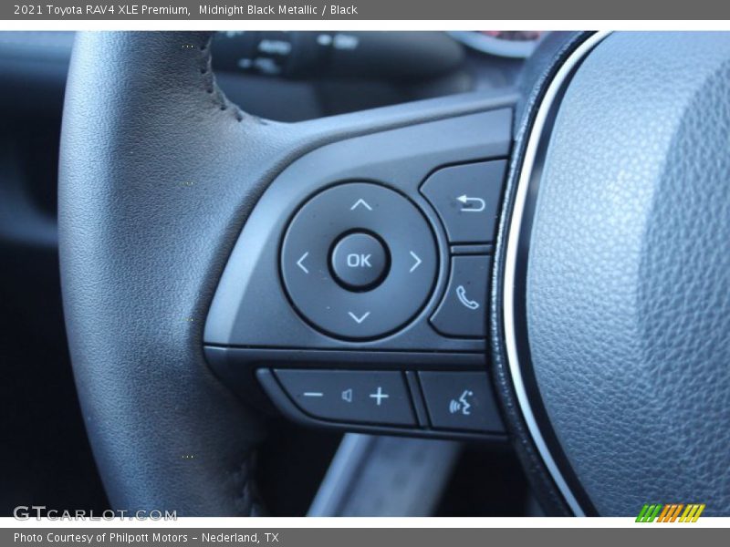 Midnight Black Metallic / Black 2021 Toyota RAV4 XLE Premium