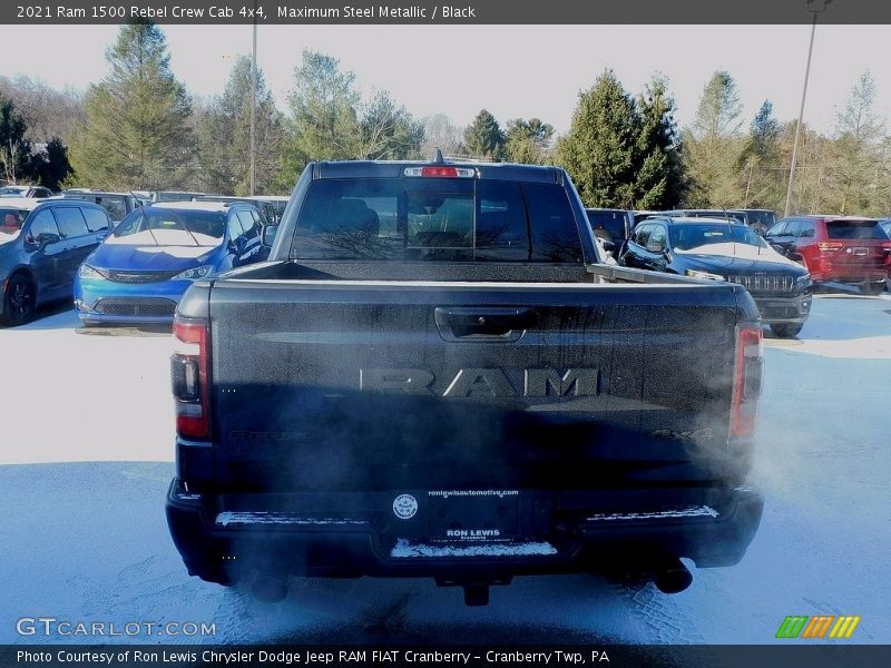 Maximum Steel Metallic / Black 2021 Ram 1500 Rebel Crew Cab 4x4