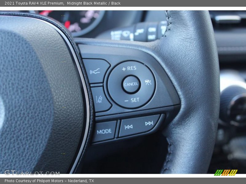 Midnight Black Metallic / Black 2021 Toyota RAV4 XLE Premium