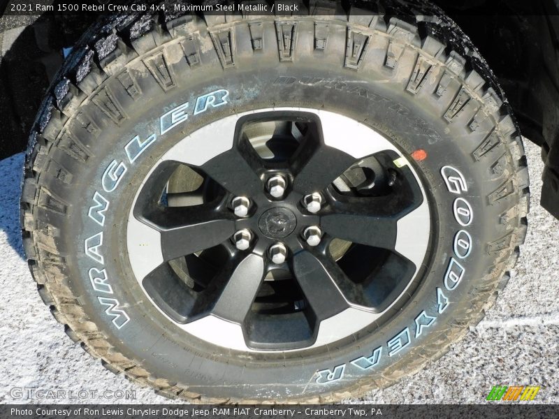 Maximum Steel Metallic / Black 2021 Ram 1500 Rebel Crew Cab 4x4