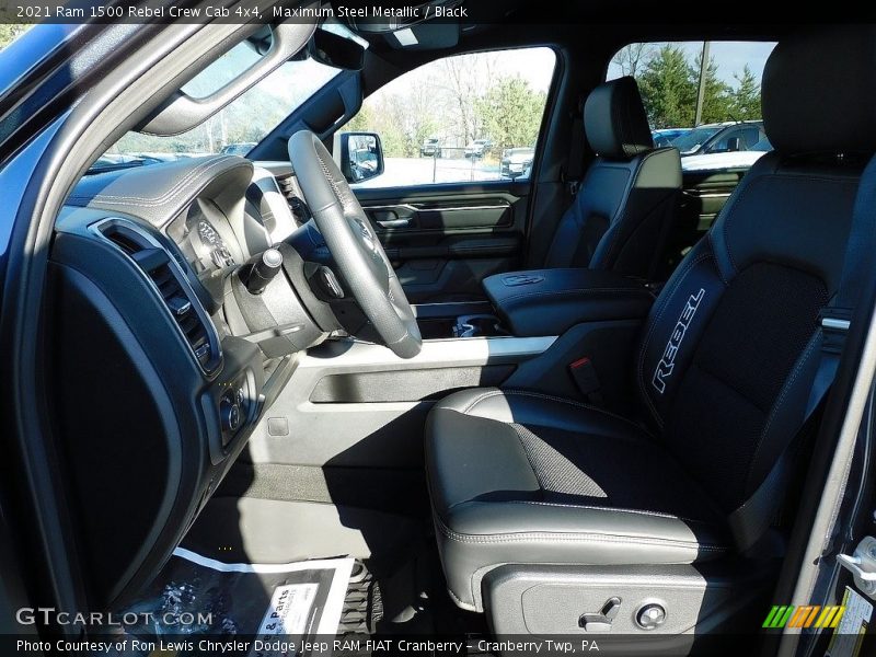 Maximum Steel Metallic / Black 2021 Ram 1500 Rebel Crew Cab 4x4